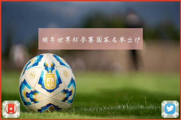 明年世界杯参赛国家名单出炉