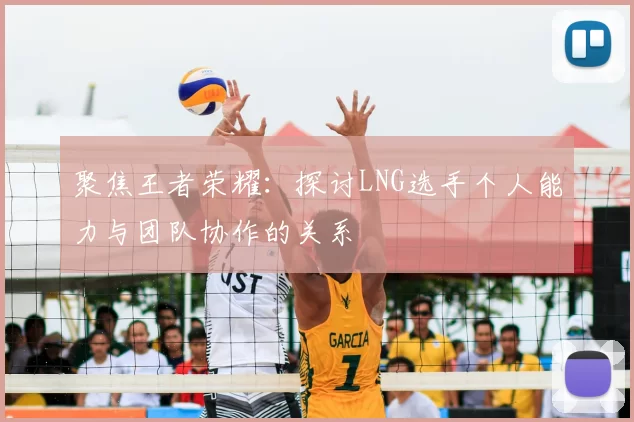 聚焦王者荣耀:探讨LNG选手个人能力与团队协作的关系