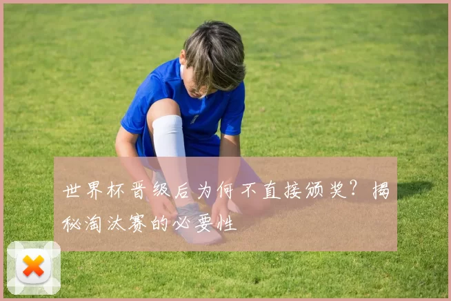 世界杯晋级后为何不直接颁奖?揭秘淘汰赛的必要性